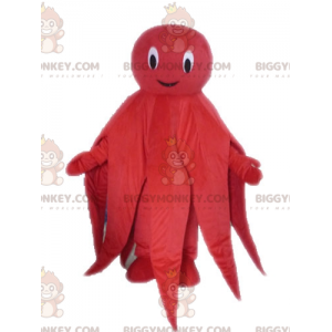 Riesiger roter Oktopus BIGGYMONKEY™ Maskottchen-Kostüm -