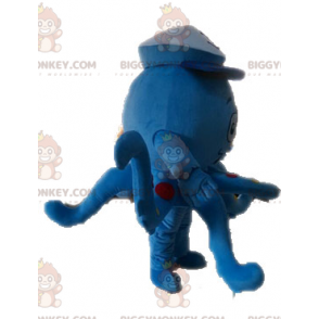 Blue Polka Dot Octopus Octopus BIGGYMONKEY™ Mascot Costume –