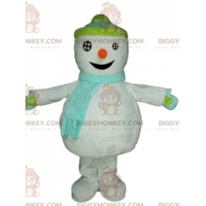 Kjempe snømann BIGGYMONKEY™ maskotkostyme. Vinter BIGGYMONKEY™ maskotkostyme - Menneskelige maskoter - BiggyMonkey.com