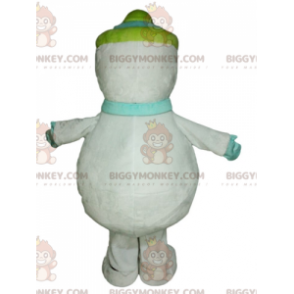 Kjempe snømann BIGGYMONKEY™ maskotkostyme. Vinter BIGGYMONKEY™ maskotkostyme - Menneskelige maskoter - BiggyMonkey.com
