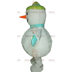 Kostým maskota obřího sněhuláka BIGGYMONKEY™. Zimní kostým maskota BIGGYMONKEY™ - Lidští maskoti - BiggyMonkey.com