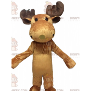 Caribou Moose BIGGYMONKEY™ Mascot Costume. Giant Reindeer