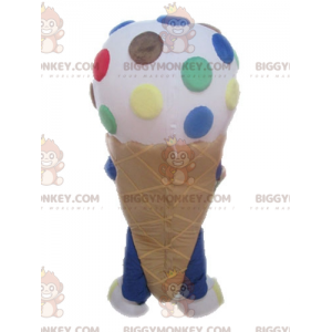 Disfraz de mascota de cono de helado gigante BIGGYMONKEY™.