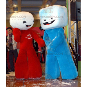 2 Mascot BIGGYMONKEY's klontjes suiker Marshmallows -