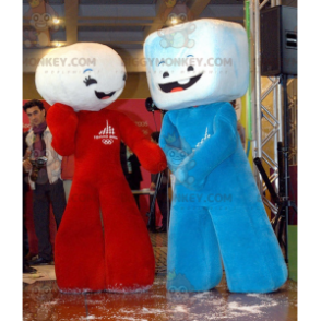 2 Marshmallow di zucchero a zolletta della mascotte BIGGYMONKEY