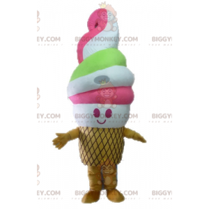 Giant Gelato BIGGYMONKEY™ μασκότ στολή. Στολή μασκότ Giant Horn BIGGYMONKEY™ - Μασκότ τροφίμων - BiggyMonkey.com