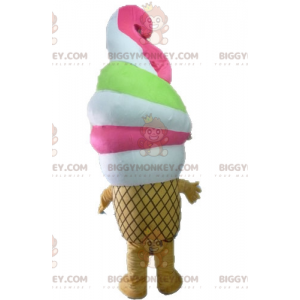 Giant Gelato BIGGYMONKEY™ Maskottchenkostüm. Riesenhorn