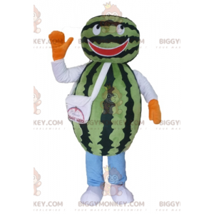 Riesige Wassermelone BIGGYMONKEY™ Maskottchenkostüm. Green