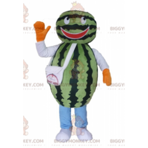 Riesige Wassermelone BIGGYMONKEY™ Maskottchenkostüm. Green