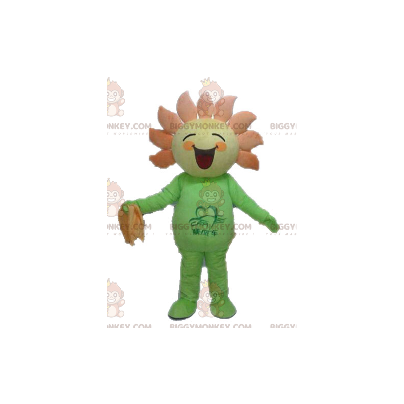 Giant Yellow and Orange Flower BIGGYMONKEY™ Mascot Costume. Giant Yellow and Orange Flower BIGGYMONKEY™ Mascot Costume.