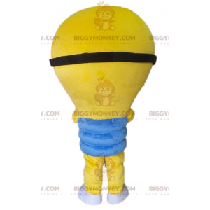 Giant Yellow Light Bulb BIGGYMONKEY™ Mascot Costume. Minions