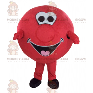 Costume de mascotte BIGGYMONKEY™ de boule rouge géante. Costume