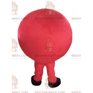Kæmpe rød bold BIGGYMONKEY™ maskotkostume. Rundt BIGGYMONKEY™