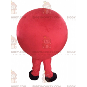 Costume de mascotte BIGGYMONKEY™ de boule rouge géante. Costume