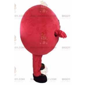 Giant Red Ball BIGGYMONKEY™ maskotdräkt. Rund BIGGYMONKEY™