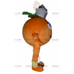 Kostým maskota Giant Orange BIGGYMONKEY™. Ovocný dezert