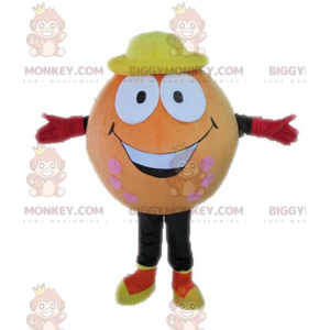 Costume da mascotte BIGGYMONKEY™ con palla arancione. Costume