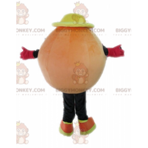 Costume da mascotte BIGGYMONKEY™ con palla arancione. Costume