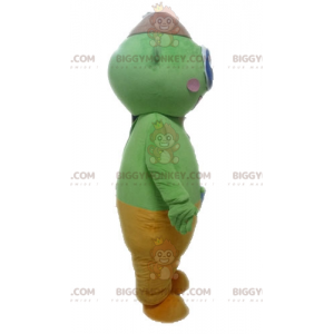 Πράσινη στολή μασκότ BIGGYMONKEY™ Alien. Στολή μασκότ BIGGYMONKEY™ Green Cyclops - Μασκότ τέρατα - BiggyMonkey.com