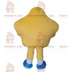 Giant Yellow Star BIGGYMONKEY™ Mascot Costume with Glasses –
