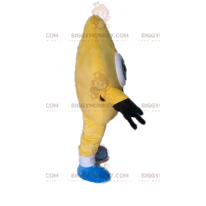 Giant Yellow Star BIGGYMONKEY™ Mascot Costume with Glasses –