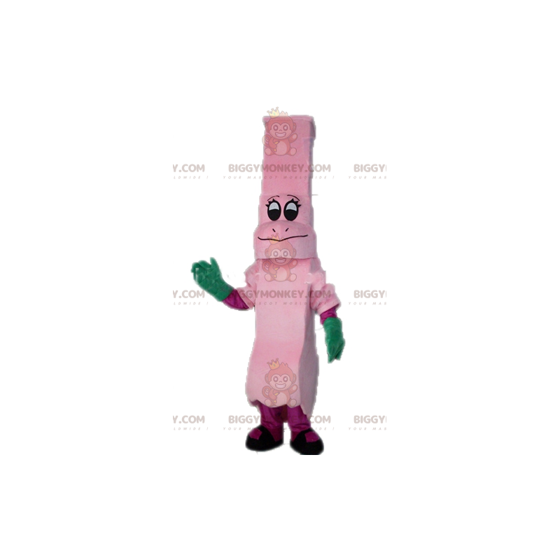 Roze dinosaurus BIGGYMONKEY™ mascottekostuum. Roze BIGGYMONKEY™ Roze dinosaurus BIGGYMONKEY™ mascottekostuum. Roze BIGGYMONKEY™