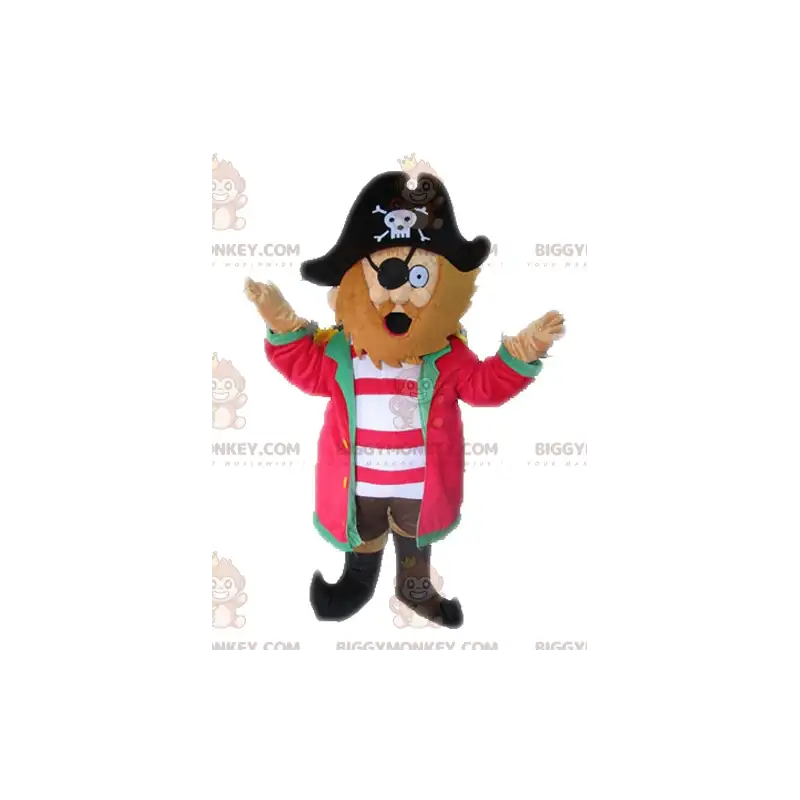 Pirat BIGGYMONKEY™ Maskottchenkostüm mit Hut. Captain Pirat BIGGYMONKEY™ Maskottchenkostüm mit Hut. Captain