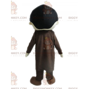 BIGGYMONKEY™ mascot costume of man in costume. Mustachioed Man