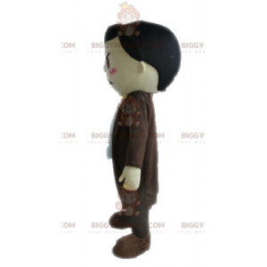 BIGGYMONKEY™ mascot costume of man in costume. Mustachioed Man