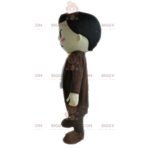 BIGGYMONKEY™ mascot costume of man in costume. Mustachioed Man