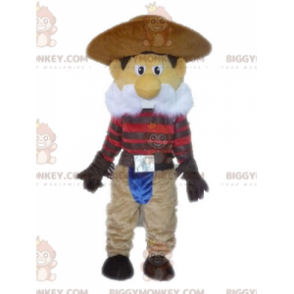 Mustachioed Cowboy BIGGYMONKEY™ Mascot Costume In Traditional Dress - Men's Mascots - BIGGYMONKEY_04536 - BiggyMonkey.com