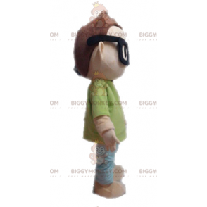 Boy's BIGGYMONKEY™ mascot costume. Little Kid School Boy