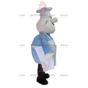 Kokken BIGGYMONKEY™ maskotkostume. Restauratør BIGGYMONKEY™ maskotkostume - Menneskelige maskoter - BiggyMonkey.com