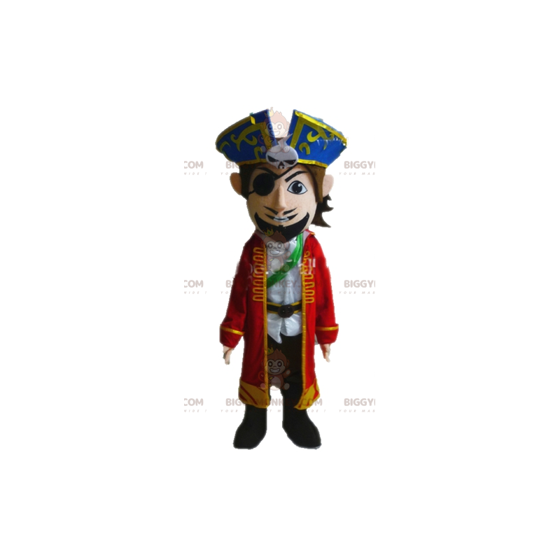 BIGGYMONKEY™ Maskottchenkostüm Pirat im Kostüm. Captain BIGGYMONKEY™ Maskottchenkostüm Pirat im Kostüm. Captain