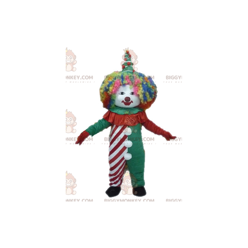 Costume da Clown colorato BIGGYMONKEY™ mascotte. Costume da Costume da Clown colorato BIGGYMONKEY™ mascotte. Costume da