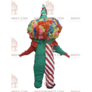 Colorful Clown BIGGYMONKEY™ Mascot Costume. Circus BIGGYMONKEY™