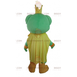Traje de mascote de sapo gigante BIGGYMONKEY™. Fantasia de