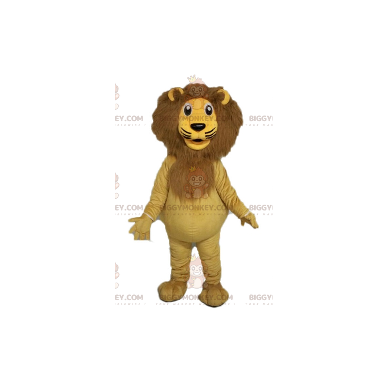 Costume da mascotte Leone gigante BIGGYMONKEY™. Costume da mascotte felino BIGGYMONKEY™ - Mascotte del leone - BiggyMonkey.com