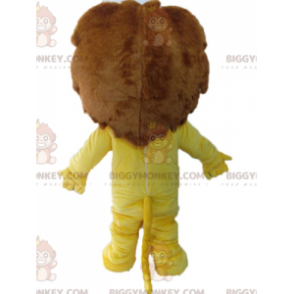 Giant Yellow Lion BIGGYMONKEY™ Maskotdräkt. Feline BIGGYMONKEY™ maskotdräkt - Lion maskot - BIGGYMONKEY_04551 - BiggyMonkey.com