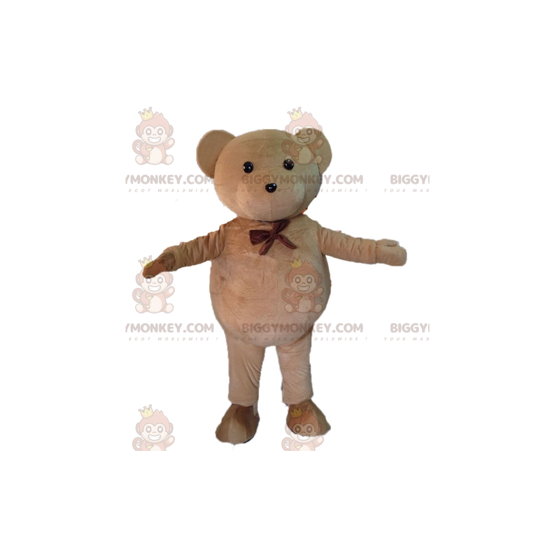 Ruskea Teddy BIGGYMONKEY™ maskottiasu. Nalle BIGGYMONKEY™ Ruskea Teddy BIGGYMONKEY™ maskottiasu. Nalle BIGGYMONKEY™