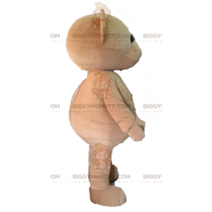 Traje de mascote de pelúcia marrom BIGGYMONKEY™. Traje de