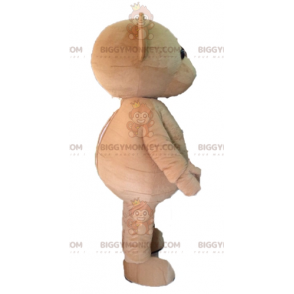 Καφέ στολή μασκότ Teddy BIGGYMONKEY™. Στολή μασκότ Teddy Bear BIGGYMONKEY™ - Μασκότ αρκούδας - BiggyMonkey.com