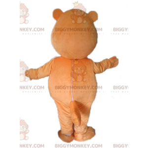 Giant Orange and White Beaver BIGGYMONKEY™ Mascot Costume –