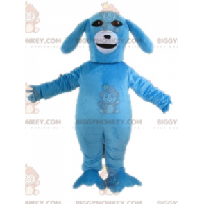 Kostým maskota modrobílého psa BIGGYMONKEY™. Kostým maskota