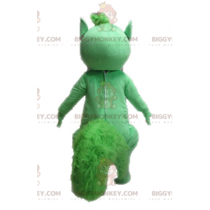 Gigantische groene en witte eekhoorn BIGGYMONKEY™