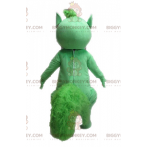 Gigantische groene en witte eekhoorn BIGGYMONKEY™