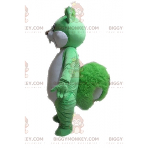 Gigantische groene en witte eekhoorn BIGGYMONKEY™