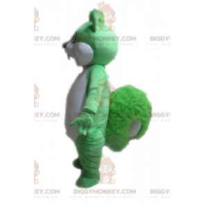Gigantische groene en witte eekhoorn BIGGYMONKEY™