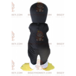 Disfraz de mascota pingüino gigante negro, amarillo y blanco BIGGYMONKEY™ - Mascotas de pescado - BiggyMonkey.com