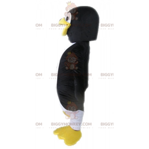Disfraz de mascota pingüino gigante negro, amarillo y blanco BIGGYMONKEY™ - Mascotas de pescado - BiggyMonkey.com